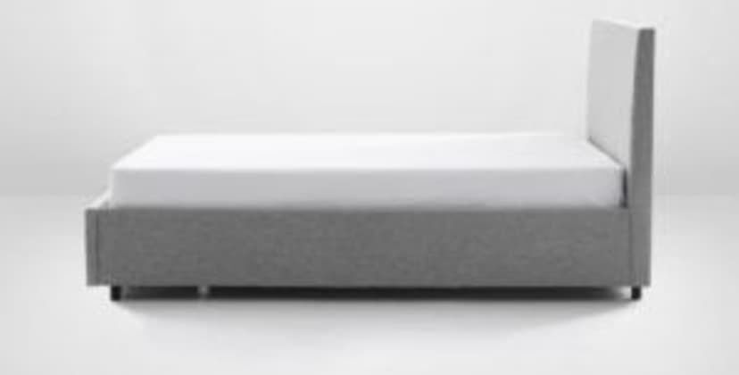 Silk & Snow Bed Frame with Storage