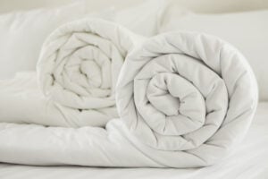 image of two duvets